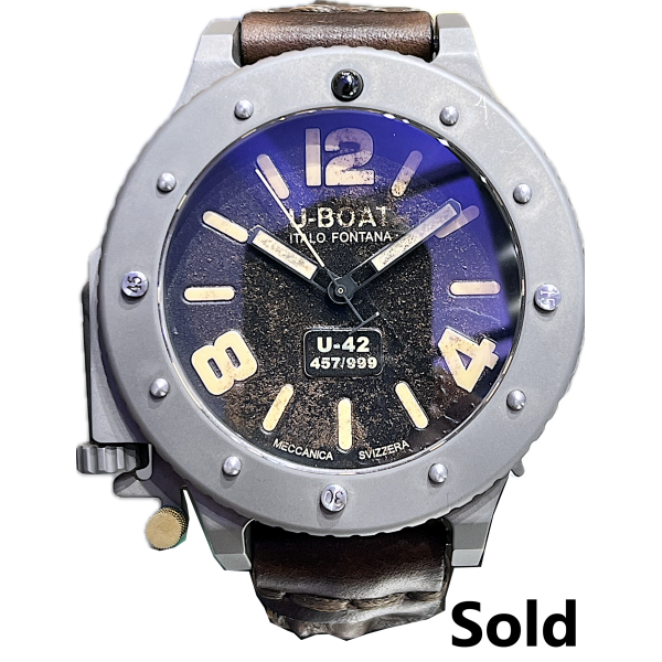 U-Boat U-42 6157 horloge with dial unicum